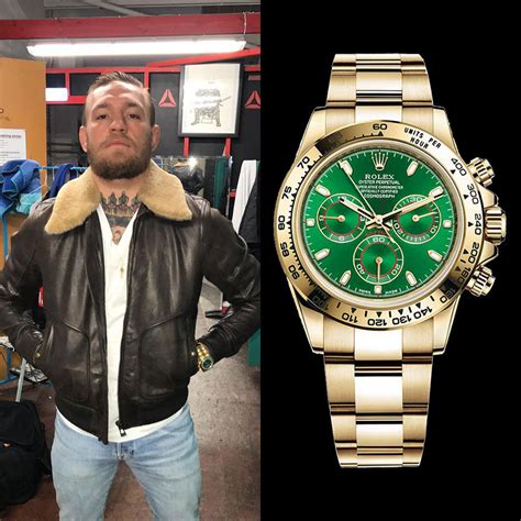 conor mcgregor rolex daytona|Conor McGregor watch collection.